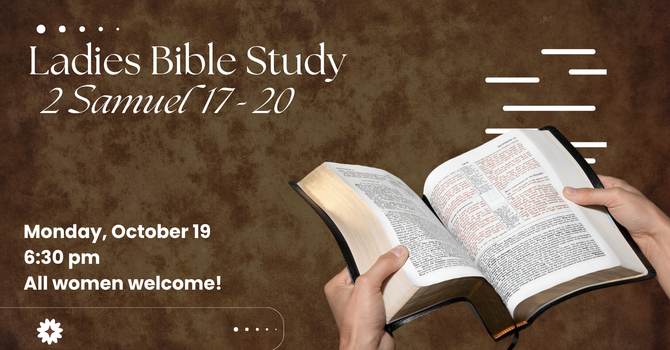 Ladies Bible Study