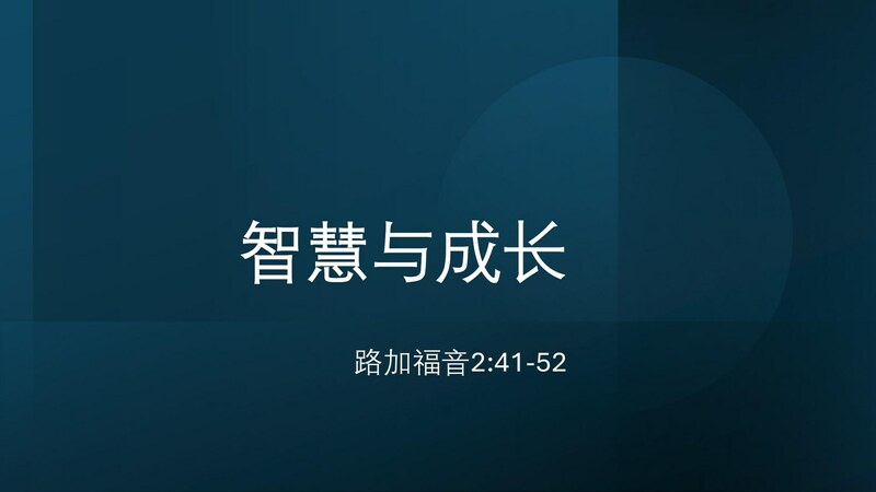智慧与成长