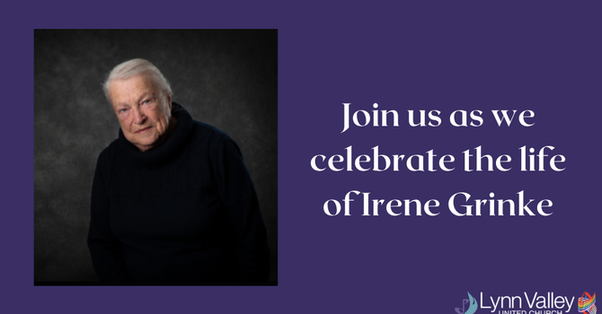 Celebration of Life for Irene Grinke image