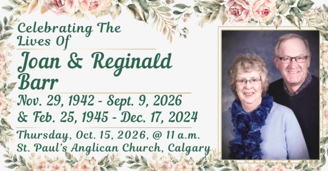 Joan & Reginald Barr Celebration of Life Service 