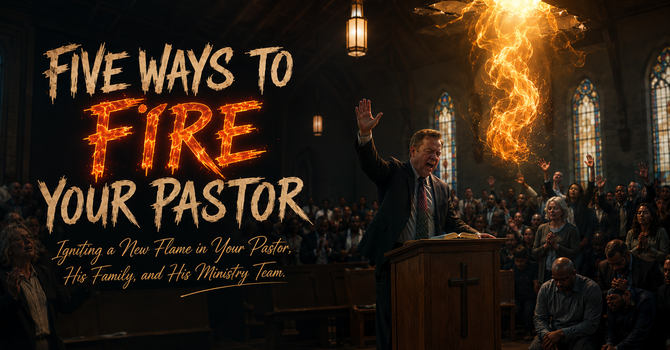 Five Ways to Fire Your Pastor image