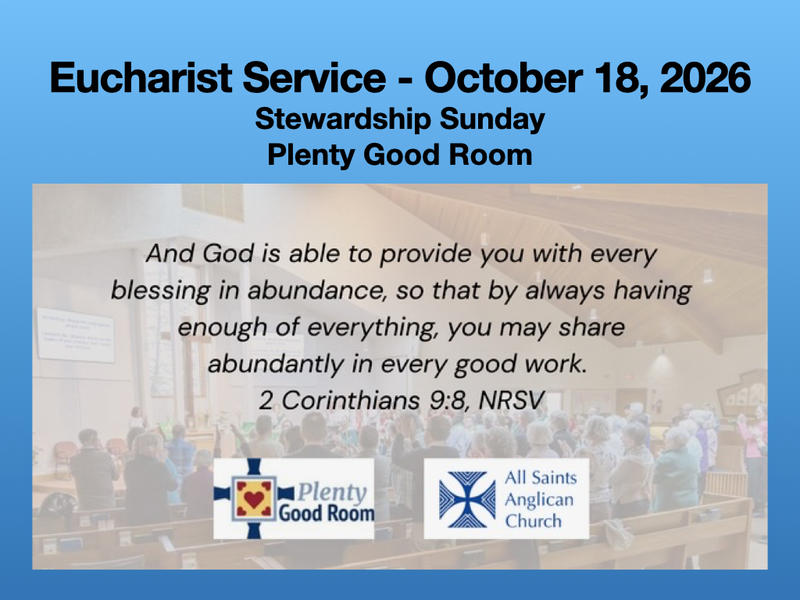 Eucharist Service - October 18, 2026