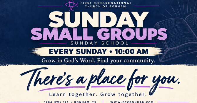 Sunday Small Groups