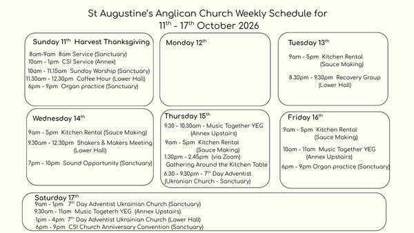 Church Calendar