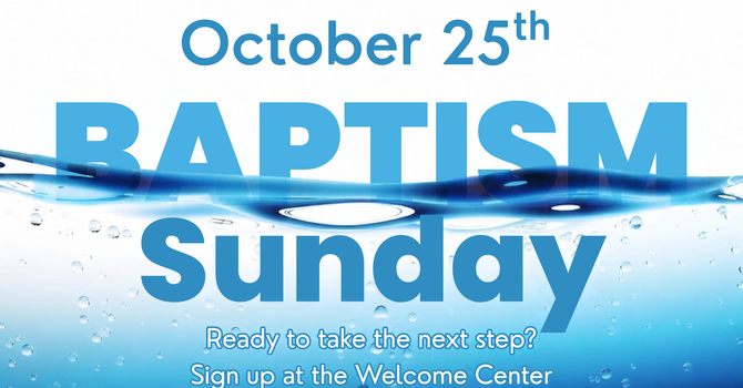 Baptism Sunday
