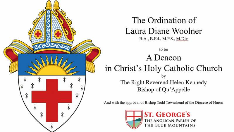 The Diocese of Qu'Appelle- Ordination of A Deacon