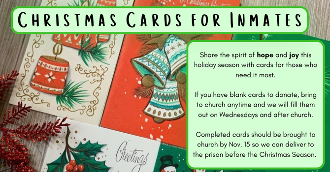 Christmas Cards for Inmates
