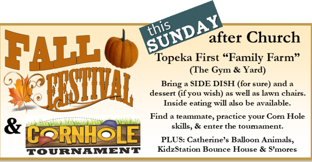 Fall Festival 2026 - THIS SUNDAY!