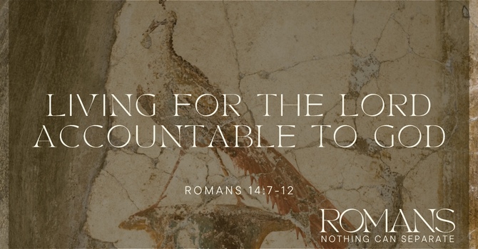 LIVING FOR THE LORD.....ACCOUNTABLE TO GOD