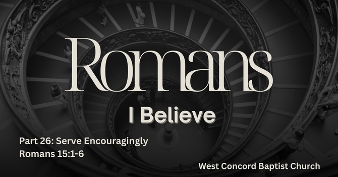 Serve Encouragingly
