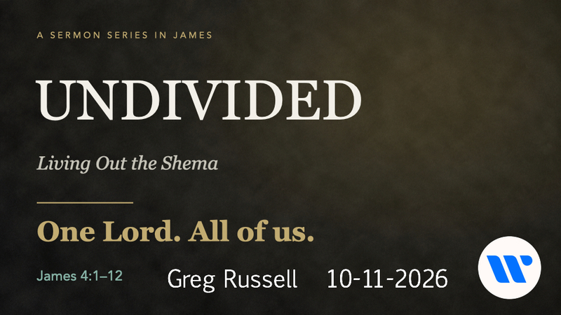 One Lord. All of Us