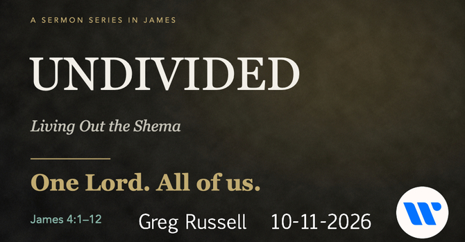 One Lord. All of Us