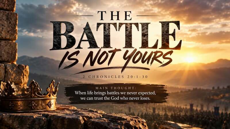 The Battle Is Not Yours