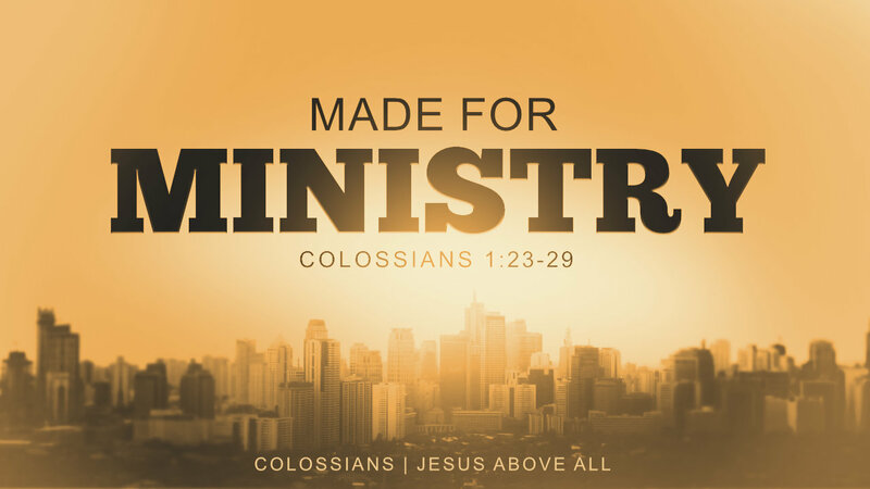 Made For Ministry