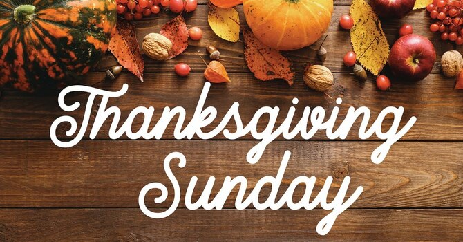Thanksgiving Sunday