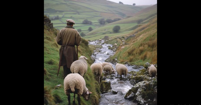 The shepherd who walks with us
