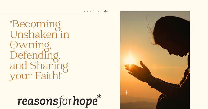 Special Guest Speakers from Reasons for Hope