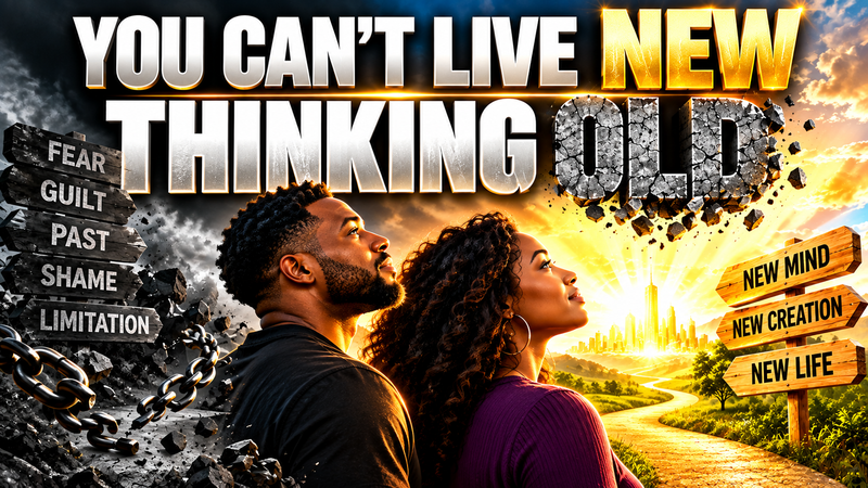 YOU CAN'T LIVE NEW; THINKING OLD