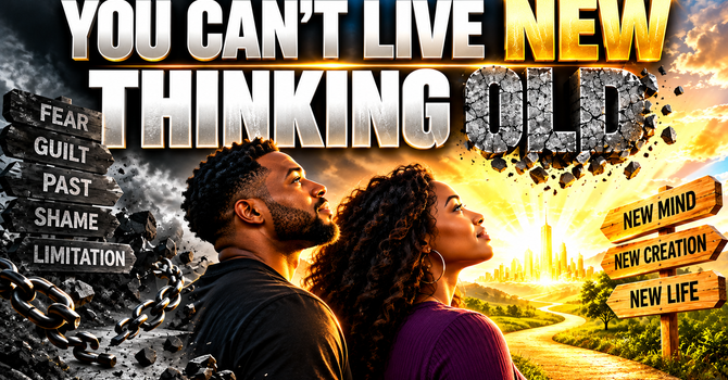 YOU CAN'T LIVE NEW; THINKING OLD