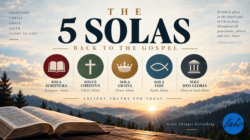 Sola Scriptura - Scripture Alone