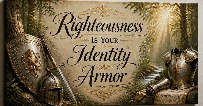 Righteousness Is Your Identity Armor image
