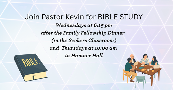 Fall Bible Study