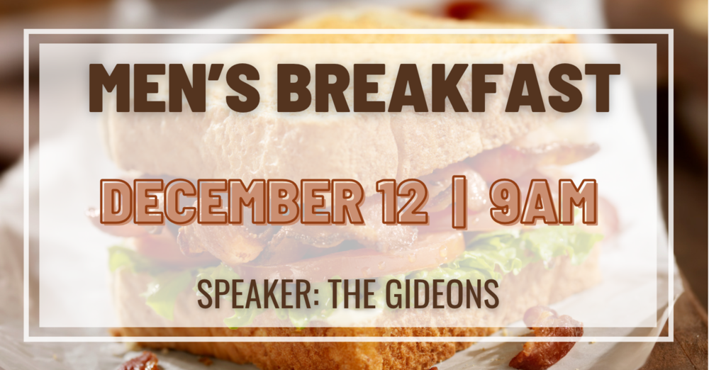Men's Ministry Breakfast