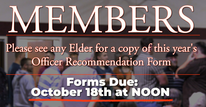 Leadership Recommendation Forms