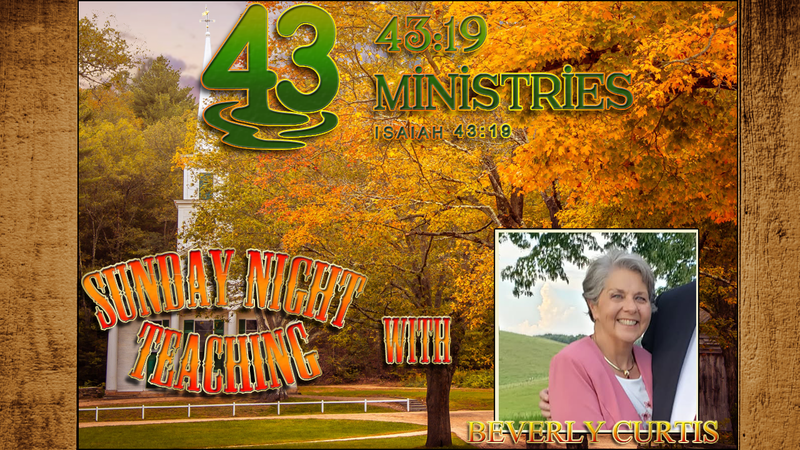 Sunday Night Teaching October 11, 2026