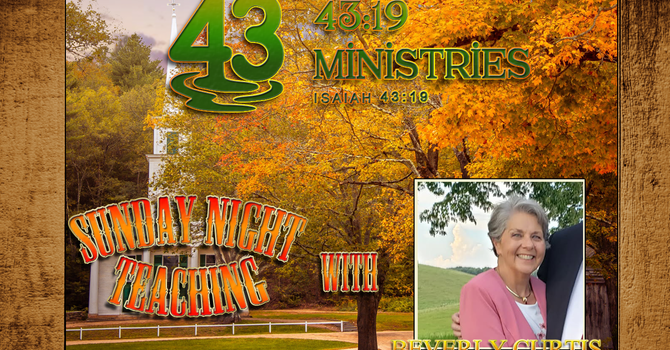 Sunday Night Teaching October 11, 2026