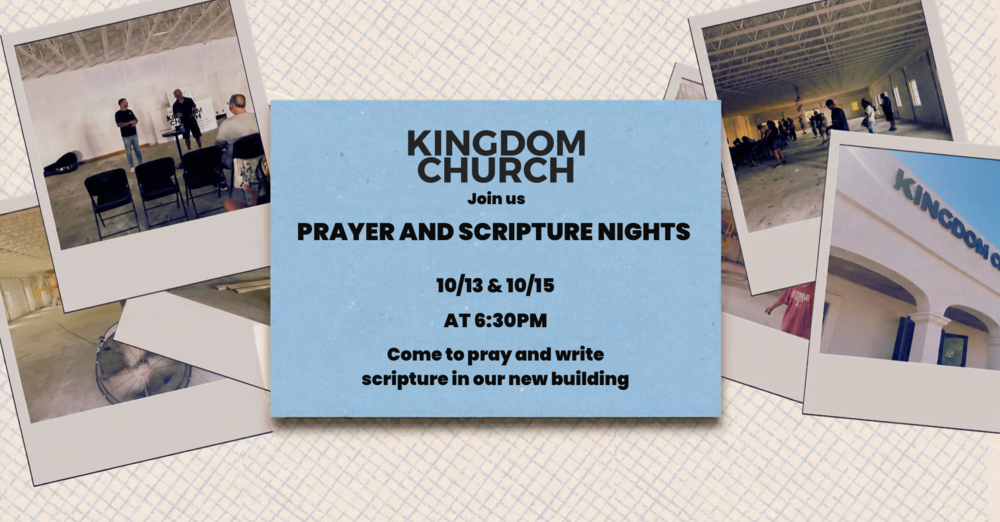 Prayer and Scripture Nights