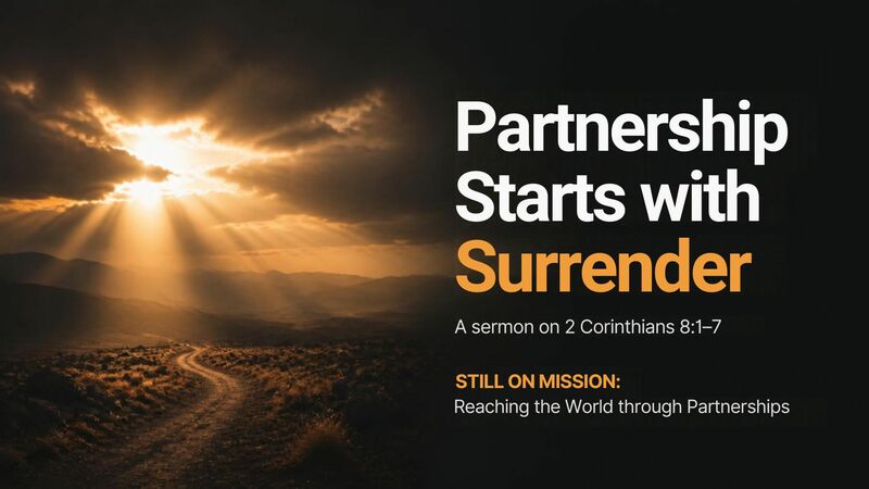 Partnership Starts with Surrender