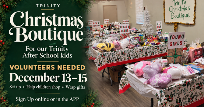 Christmas Boutique for After School Kids