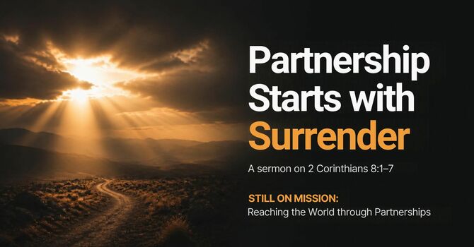 Partnership Starts with Surrender