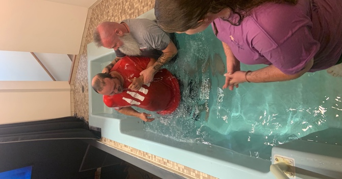 Amanda, Brenda, Wayne, Jake & Heather's Baptism image