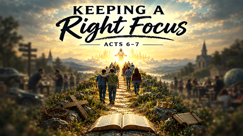 Keeping A Right Focus