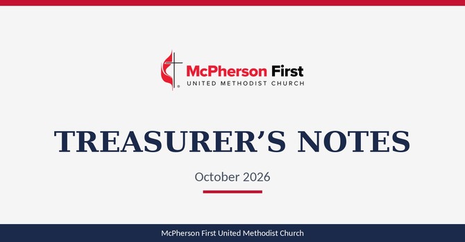Treasurer's Notes: October 2026 image