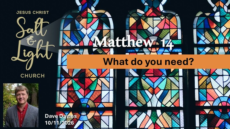 What Do You Need?