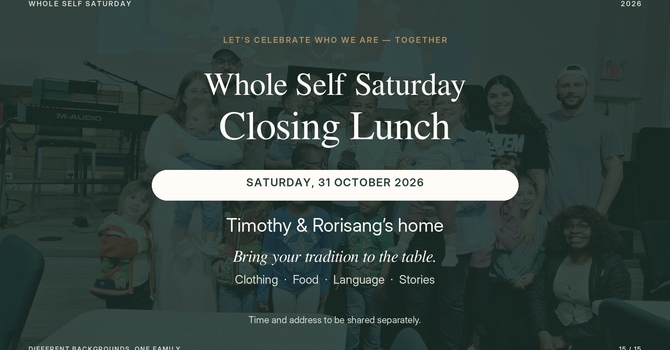 Whole Self Saturdays