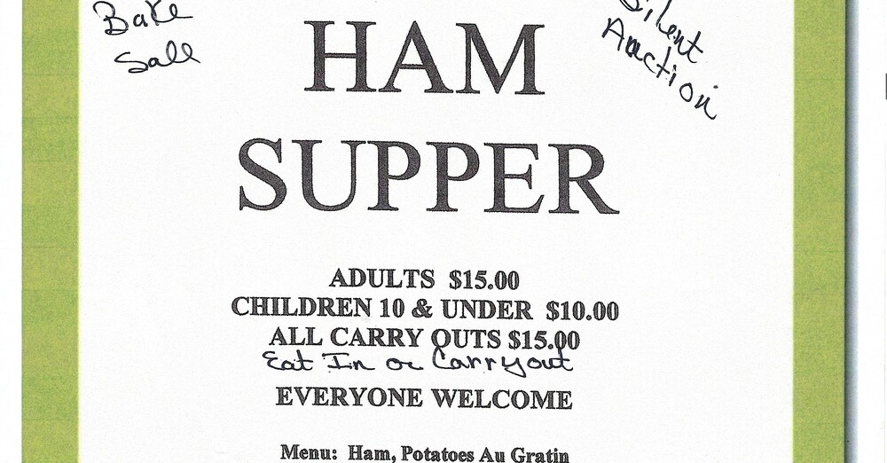 Stoddard Legion Annual Ham Supper