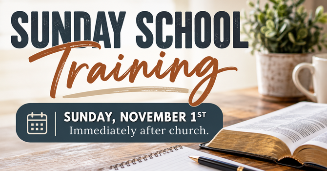 Sunday School Training