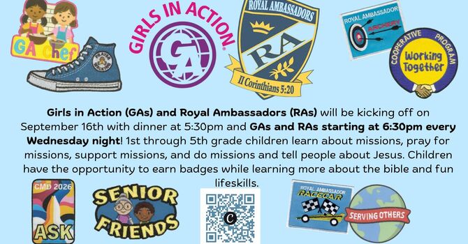 Royal Ambassadors and Girls in Action