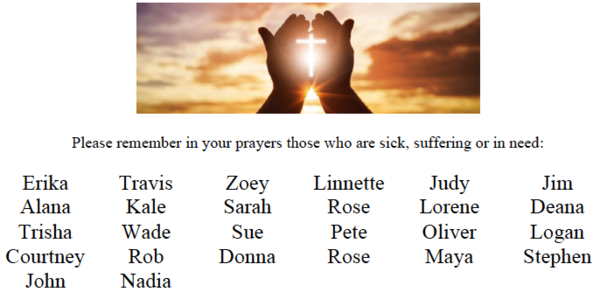 Diocesan Prayers