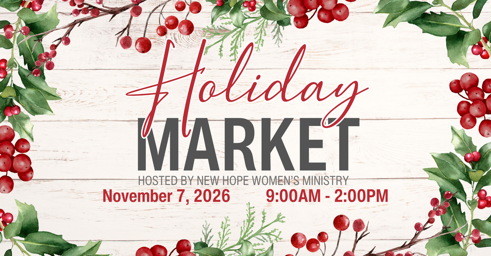 Holiday Market Hosted by New Hope Women's Ministry