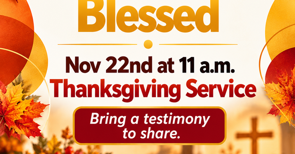 I'm Grateful  Thanksgiving Service