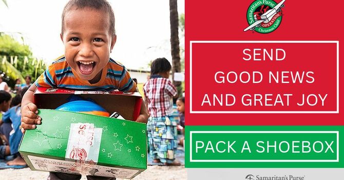 Operation Christmas Child Boxes Due