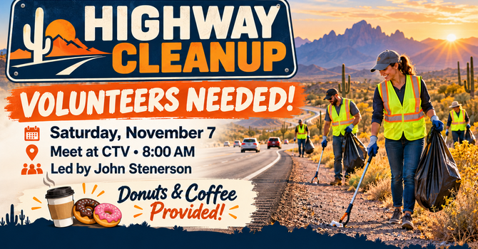 Highway Cleanup — Volunteers Needed November 7!