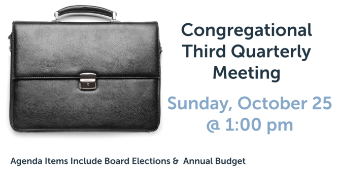 Congregational Third-Quarter Meeting