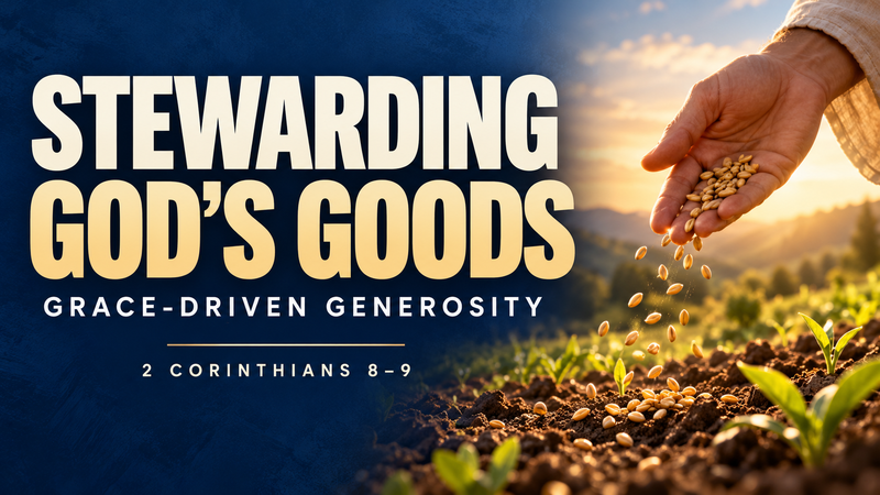 Grace Driven Generosity