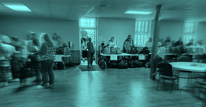 Backpack Give-Away Volunteer meeting